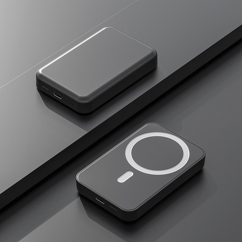 Portable induction power bank with integrated cable management Stornfield