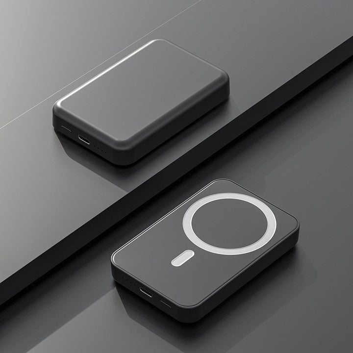 Portable induction power bank with integrated cable management Stornfield