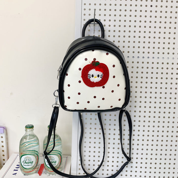 Plush Backpack with Fruity Design and Playful Details Stornfield