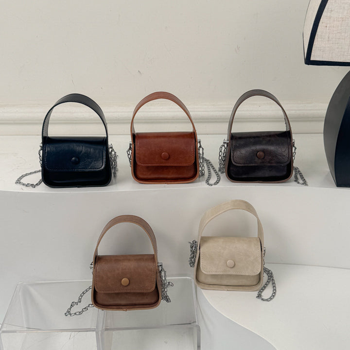 Vintage-Inspired Leather Handbag