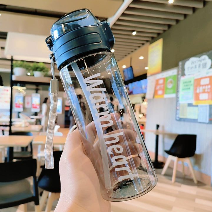Women Transparent Water Bottle with Ergonomic Lid Stornfield