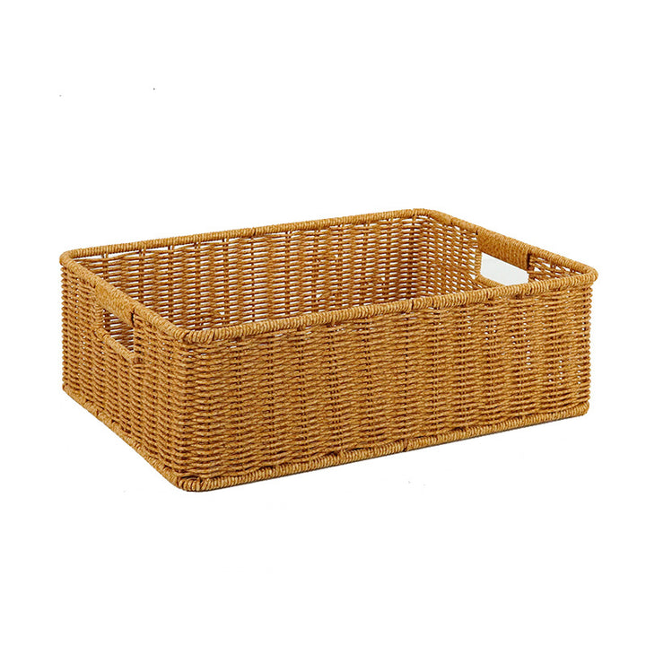 Handwoven Rectangular Storage Basket Stornfield