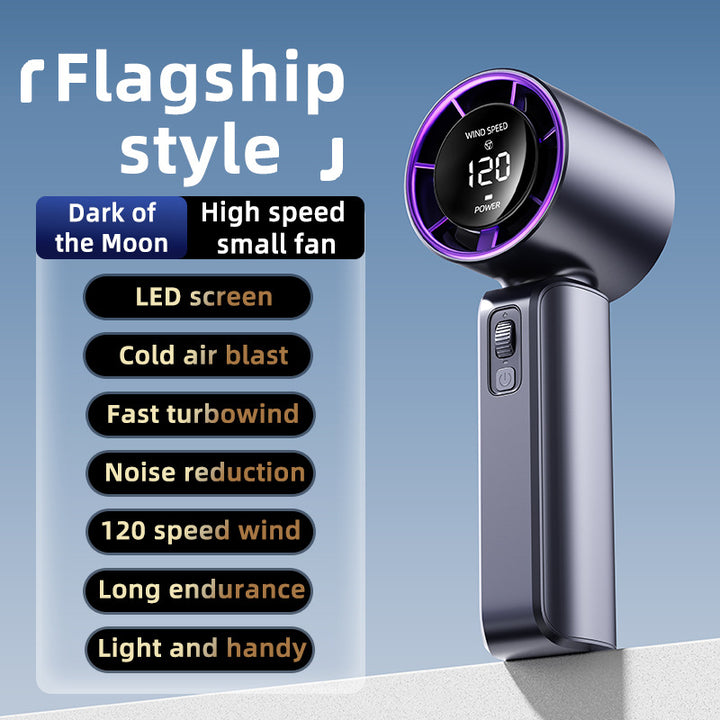 Ladies Hand Fan with LED Display and Turbofan Stornfield