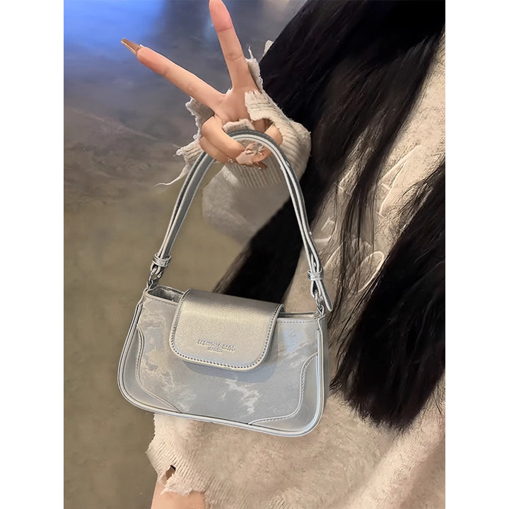Sleek Metallic Crossbody Bag Stornfield