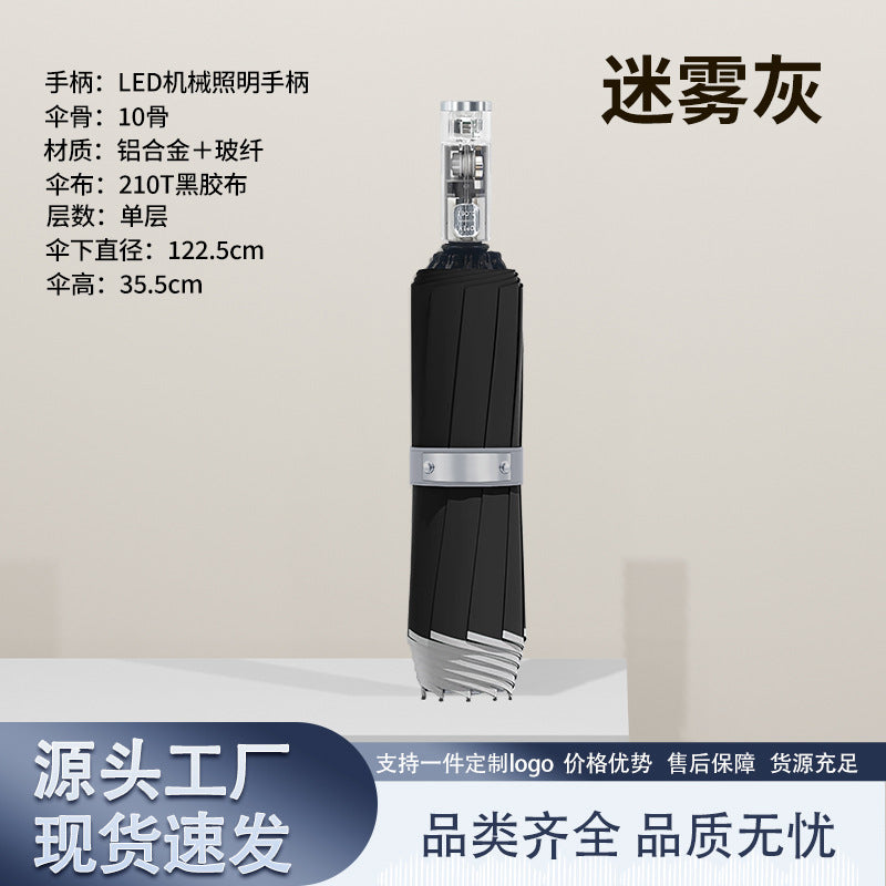 Ladies high-performance umbrella with LED lighting and sturdy construction Stornfield