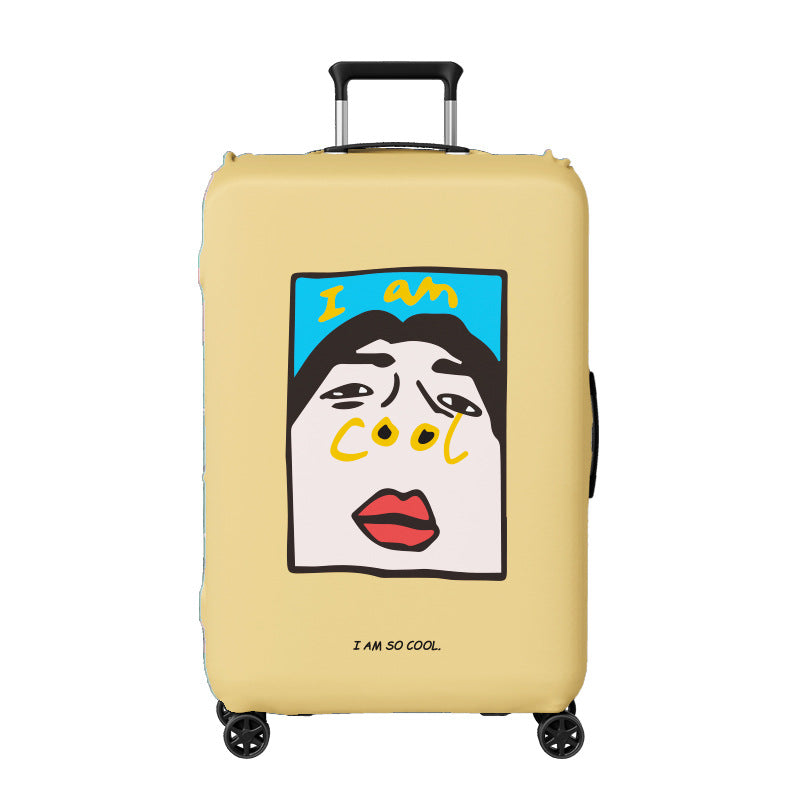 Women Suitcase Cover with Floral Patterns Stornfield