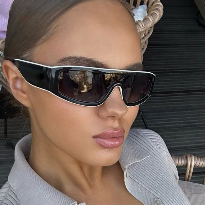 Women's fashionable sports sunglasses with an innovative design and wide frame Stornfield