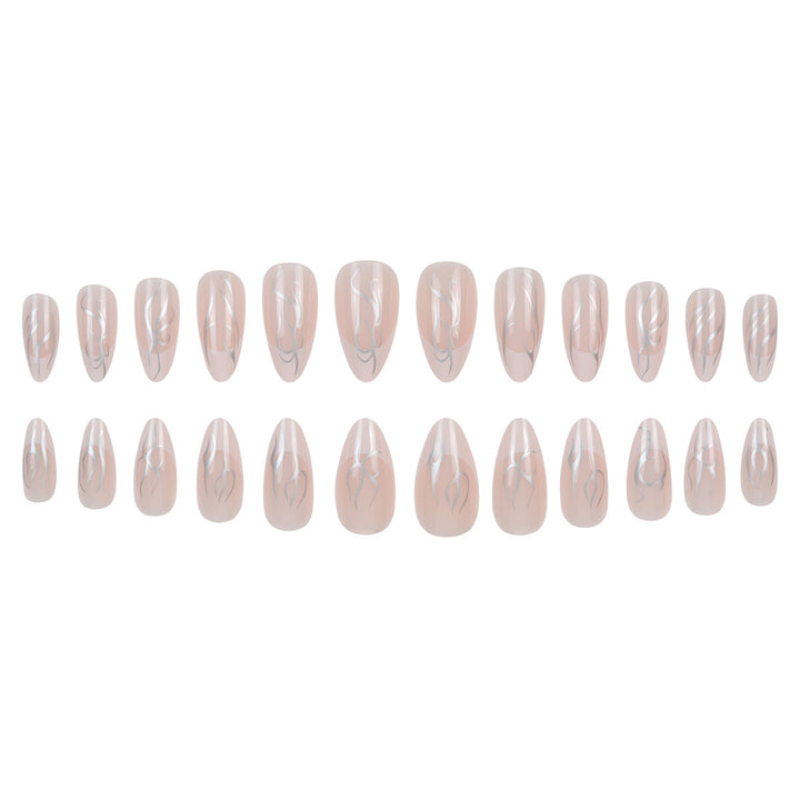 Chic Long Pointed Press-On Nails Stornfield