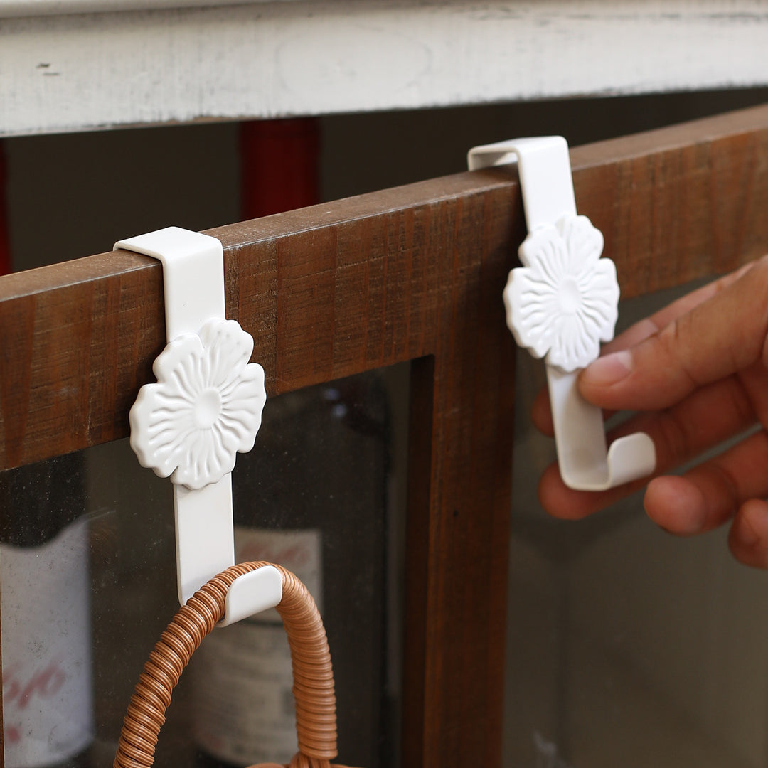 Unisex Wall Hooks with Floral Design Stornfield