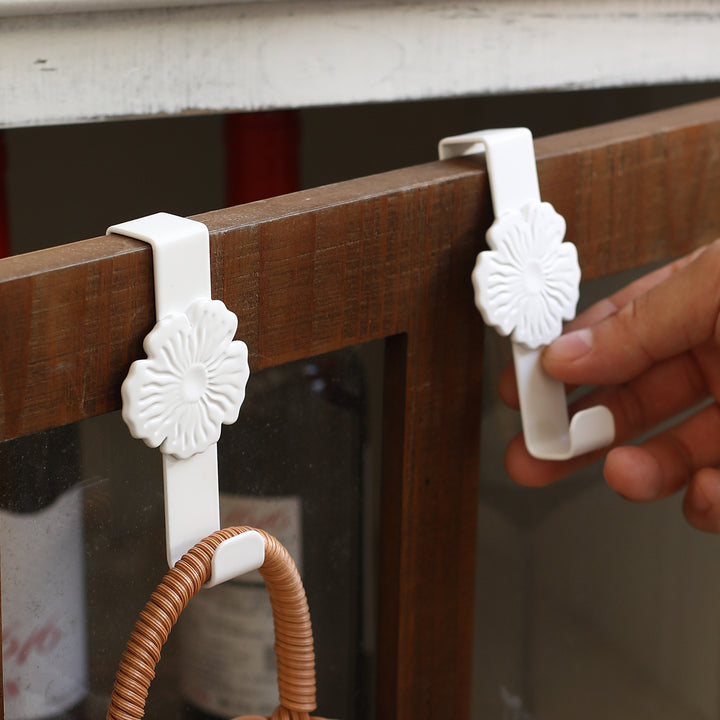 Unisex Wall Hooks with Floral Design Stornfield