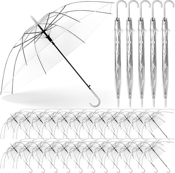 Ladies Transparent Umbrella with Elegant Design Stornfield