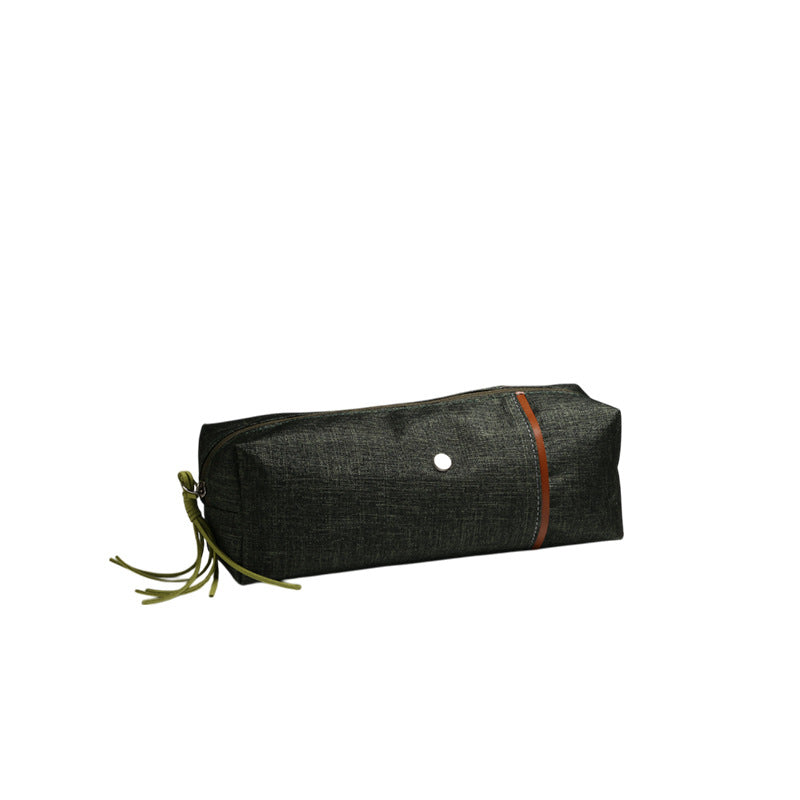 Travel-friendly Canvas Pencil Holder