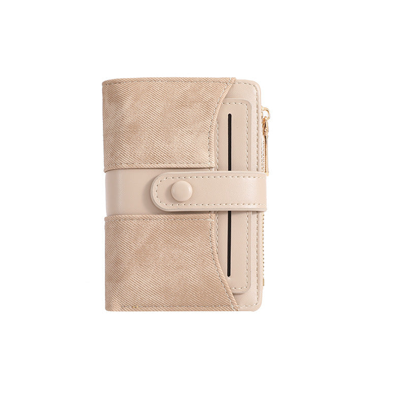 Textured Multi-Pocket Snap Closure Wallet Stornfield