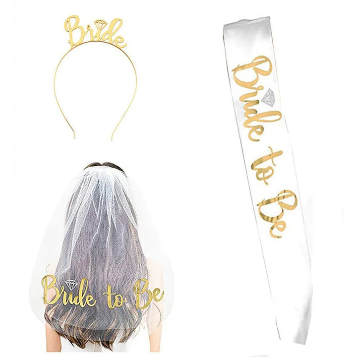 Ladies' Decorative Headband with "Bride" Inscription Stornfield