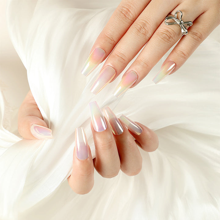 Elegant artificial nails with gradient effect Stornfield