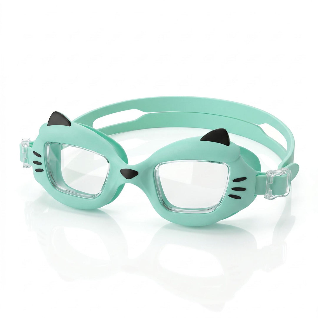 Swim goggles in a cute cat design with anti-fog technology Stornfield