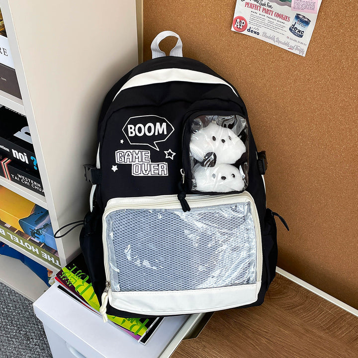 Playful Graphic School Backpack Stornfield
