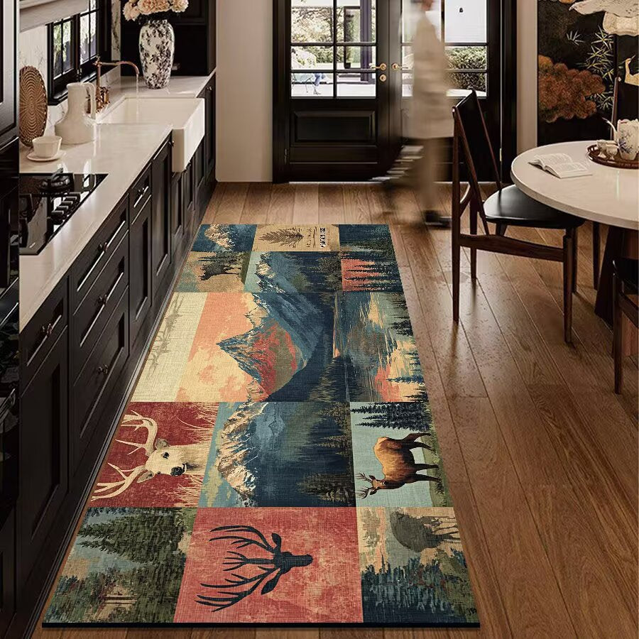 Rustic Outdoor Adventure Area Mat Stornfield