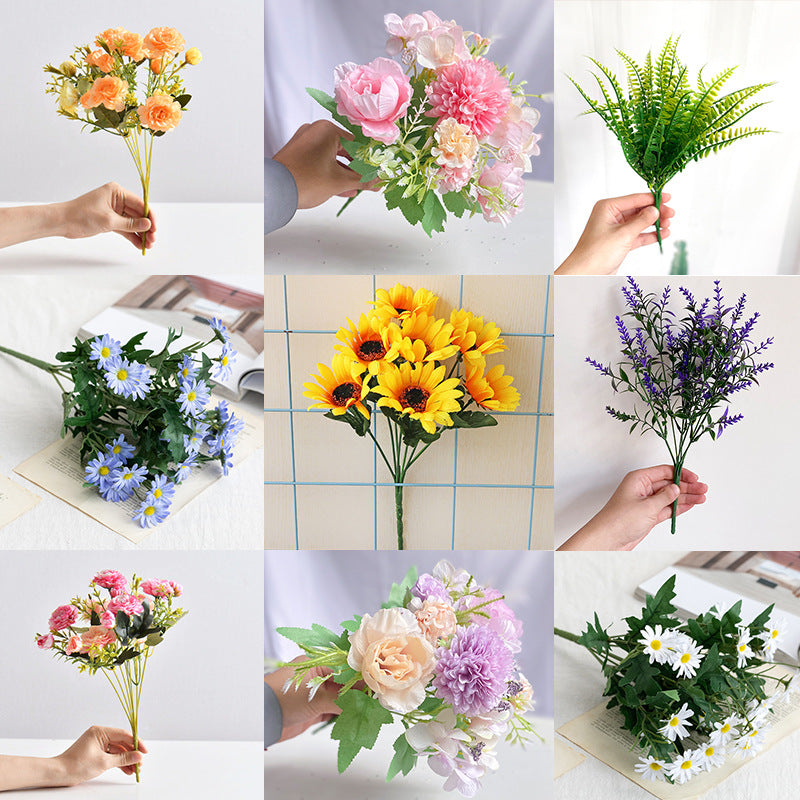 Lifelike Floral Bouquet