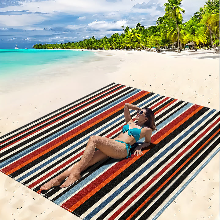 Mandala Design Beach Mat Stornfield