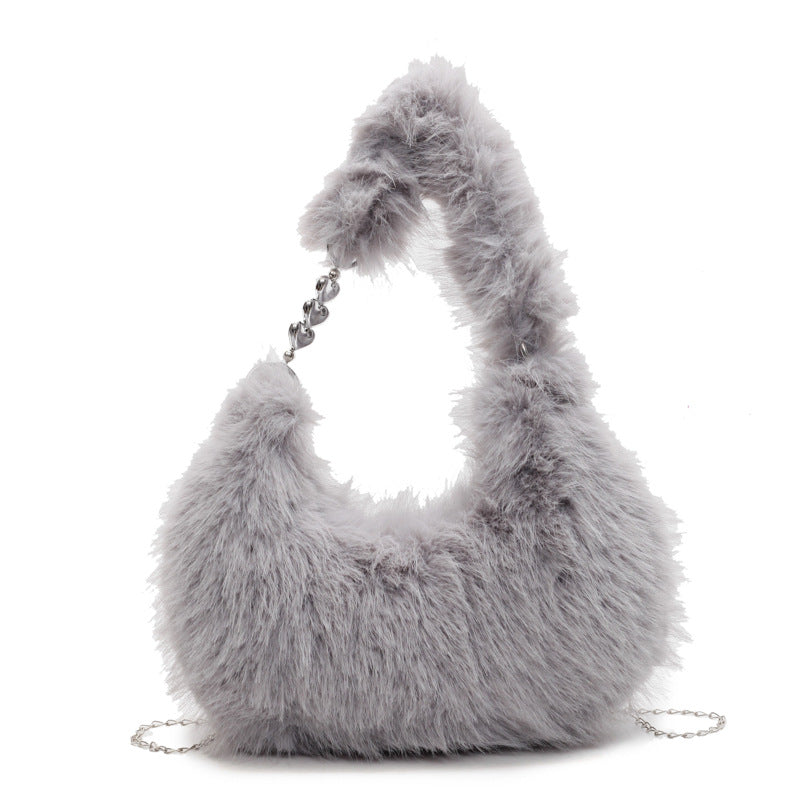 Plush Shoulder Bag with Unique Design Stornfield