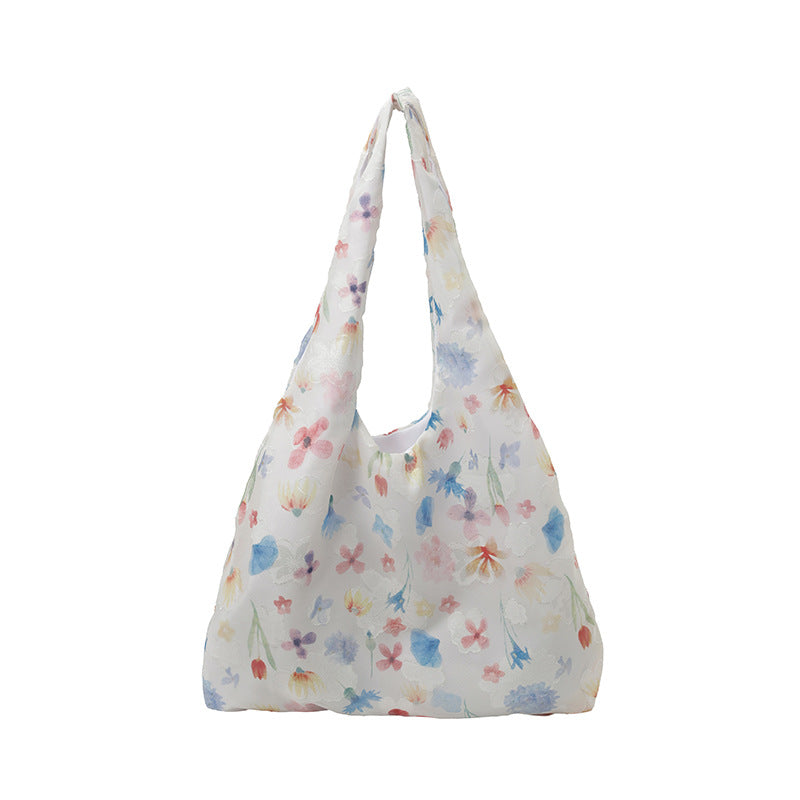 Practical Flower Print Tote Bag Stornfield