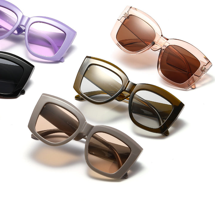 Women fashionable oversized sunglasses in unique design Stornfield