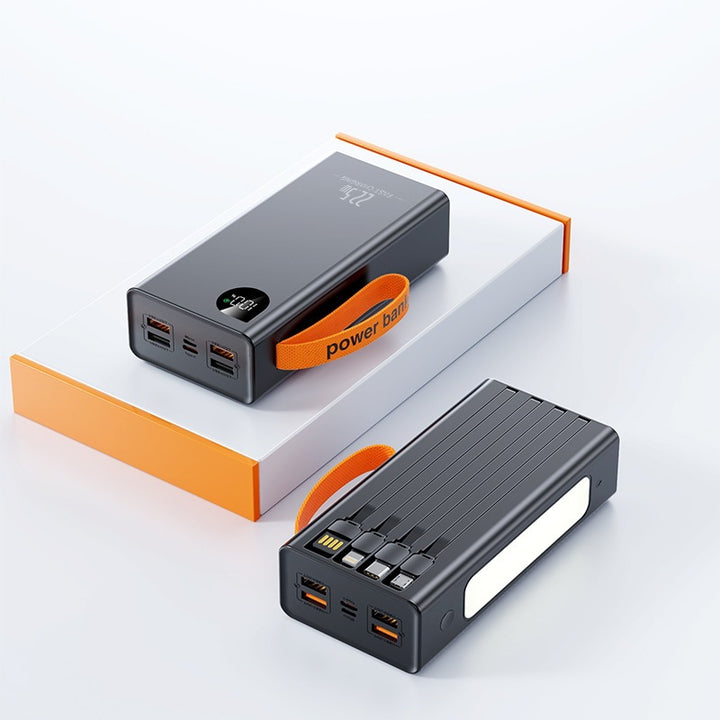 Portable power bank with LED lighting and digital power display Stornfield