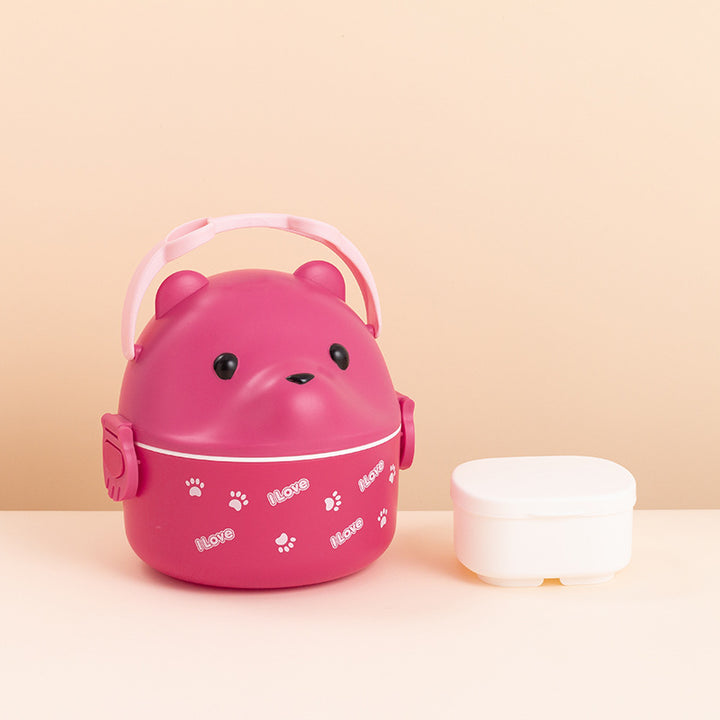 Cartoon Animal-Themed Lunch Container