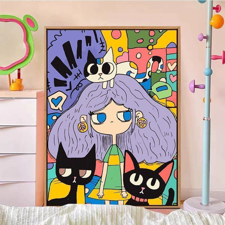 Colorful Abstract Canvas Art Stornfield
