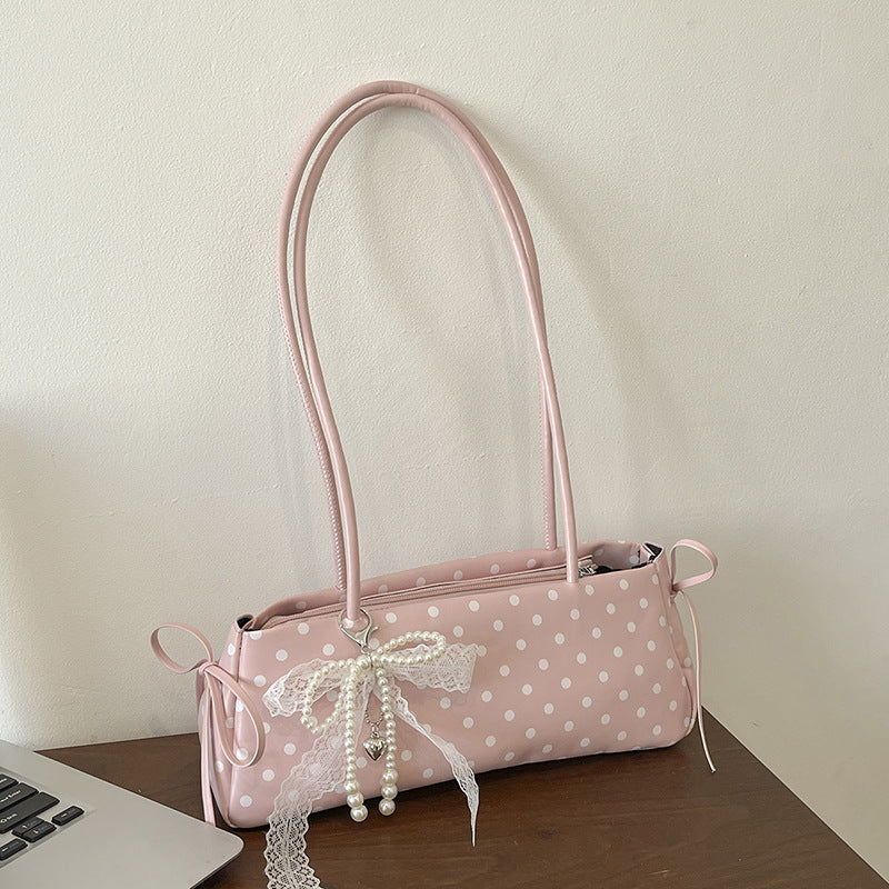 Decorative Polka Dot Handbag