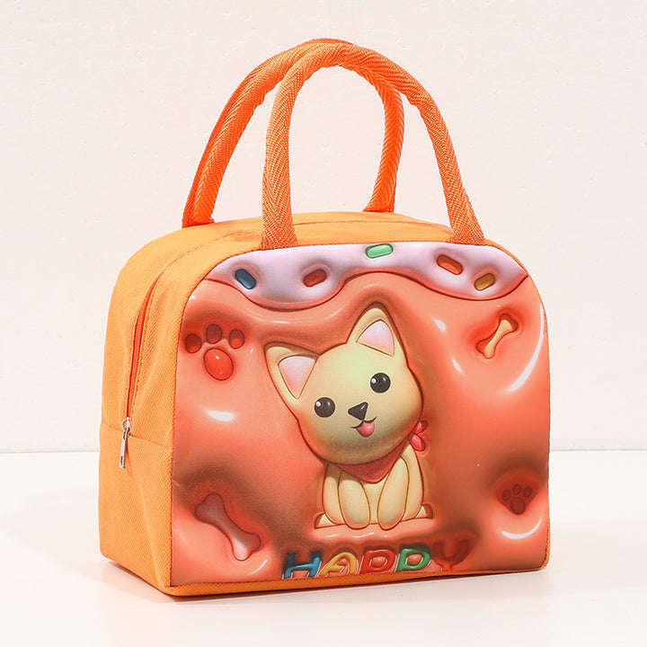Cute Animal-Themed Insulated Lunch Tote Stornfield
