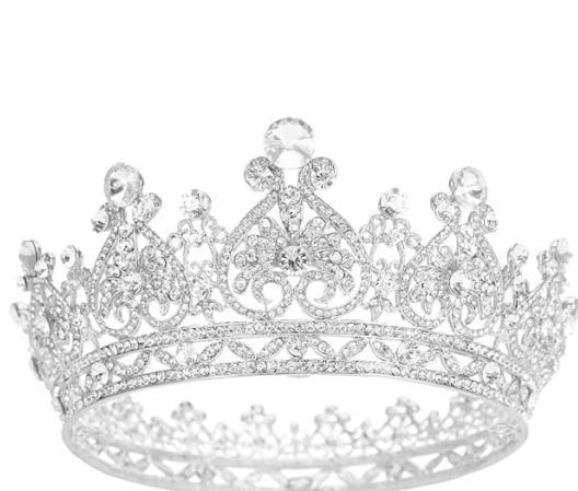 Ladies magnificent crystal crown Stornfield