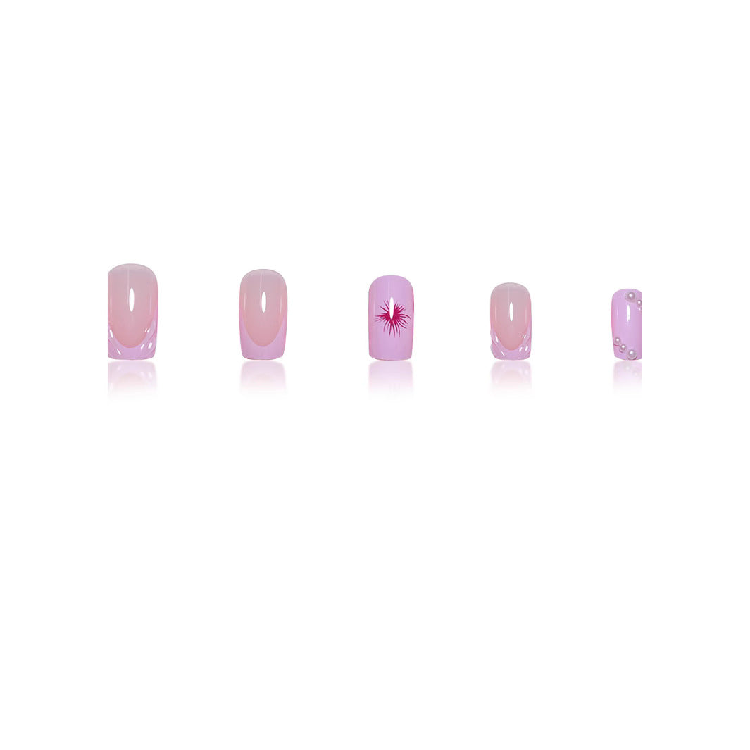 3D Floral Acrylic Nail Enhancements Stornfield