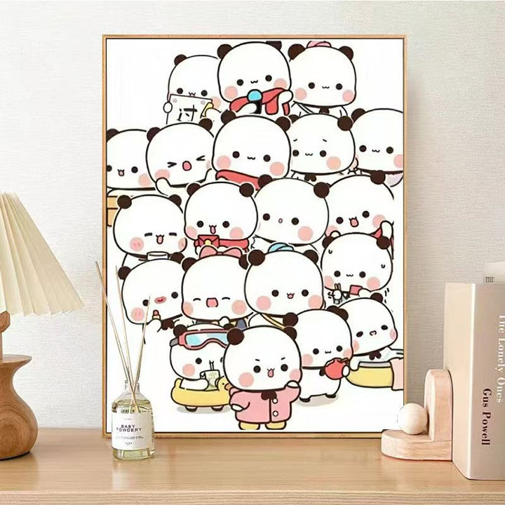 Cute Panda Character Wall Art Stornfield