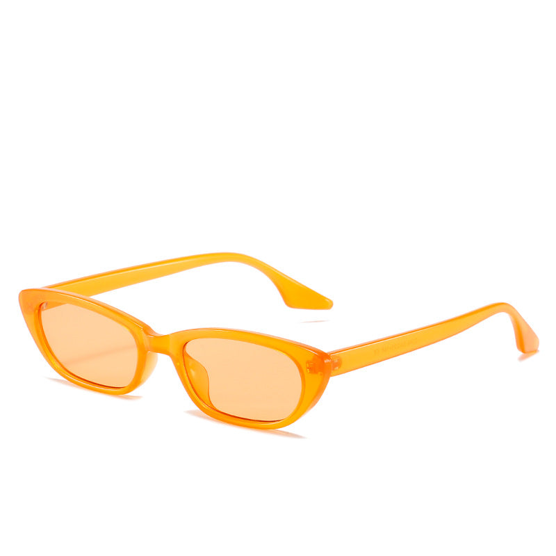 Women's modern sunglasses in trendy cat-eye style with transparent frame Stornfield