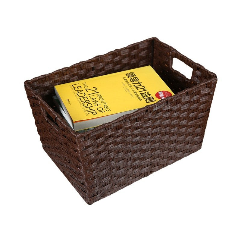 Stylish storage box with decorative fabric insert Stornfield