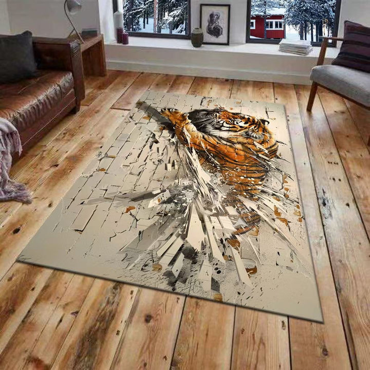 3D Printed Tiger Wall Mural Stornfield