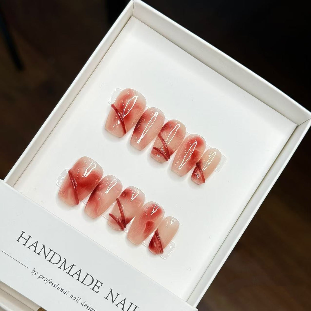 Artisan Handmade Press-On Nail Art Set