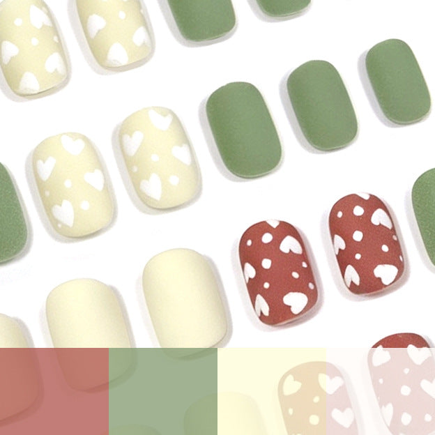 Artistic Heart-Embellished Nail Art Set Stornfield