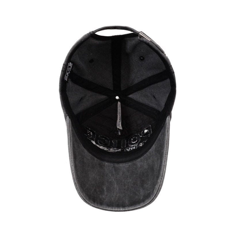 Men's Vintage-Inspired Embroidered Baseball Cap Stornfield