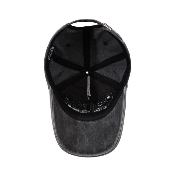 Men's Vintage-Inspired Embroidered Baseball Cap Stornfield