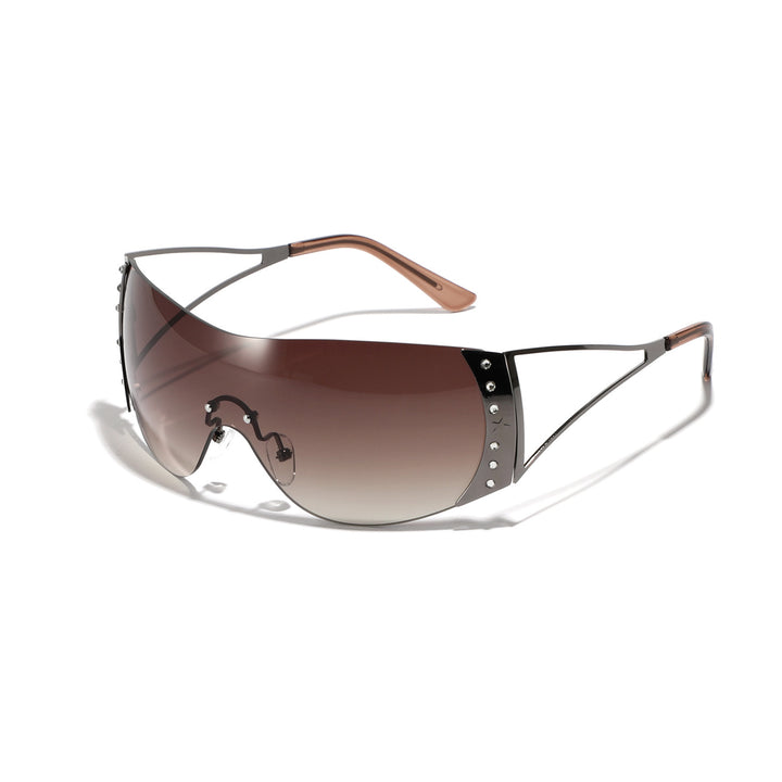 Women futuristic sunglasses with stylish frame and high-grade UV protection Stornfield