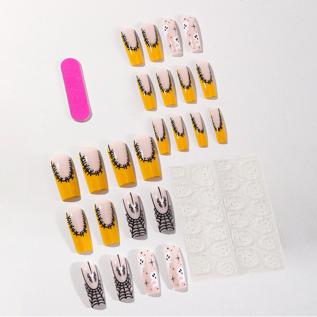 Halloween-Themed 3D Acrylic Nail Art Extensions Stornfield