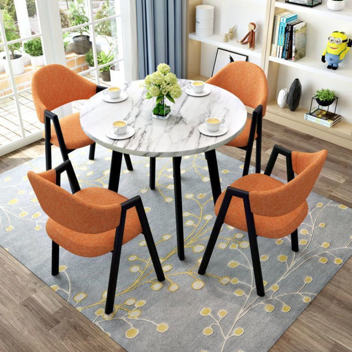Dining chair with ergonomic upholstery and modern design Stornfield