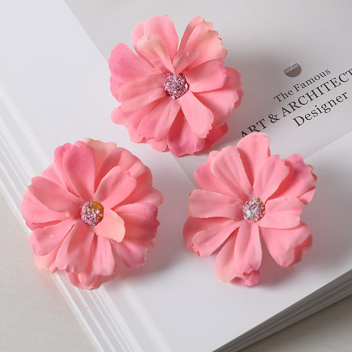 Elegant Fabric Flower Hair Clip