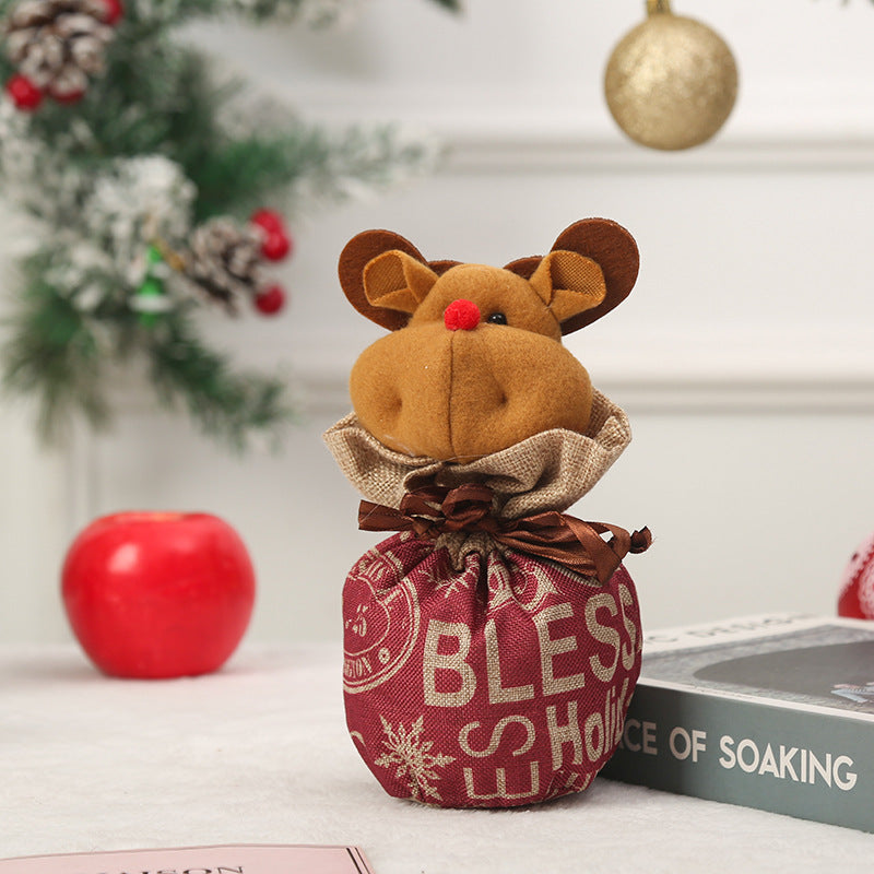 Cute Christmas gnome with gift sack Stornfield