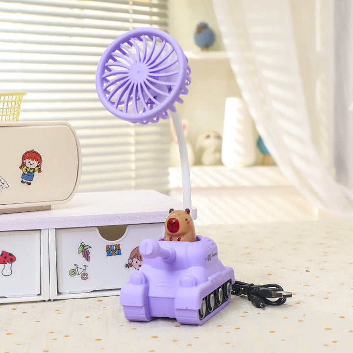Women USB Nebulizer Cooler Fan in Creative Tank Design Stornfield