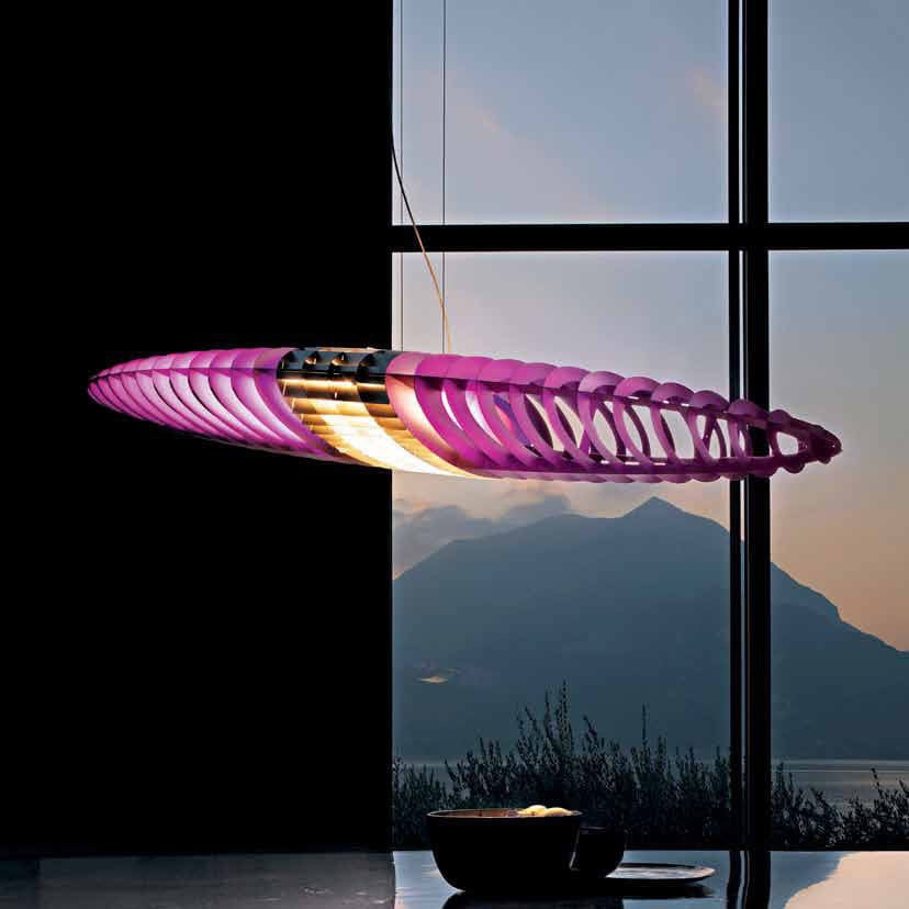 Sleek Abstract LED Chandelier