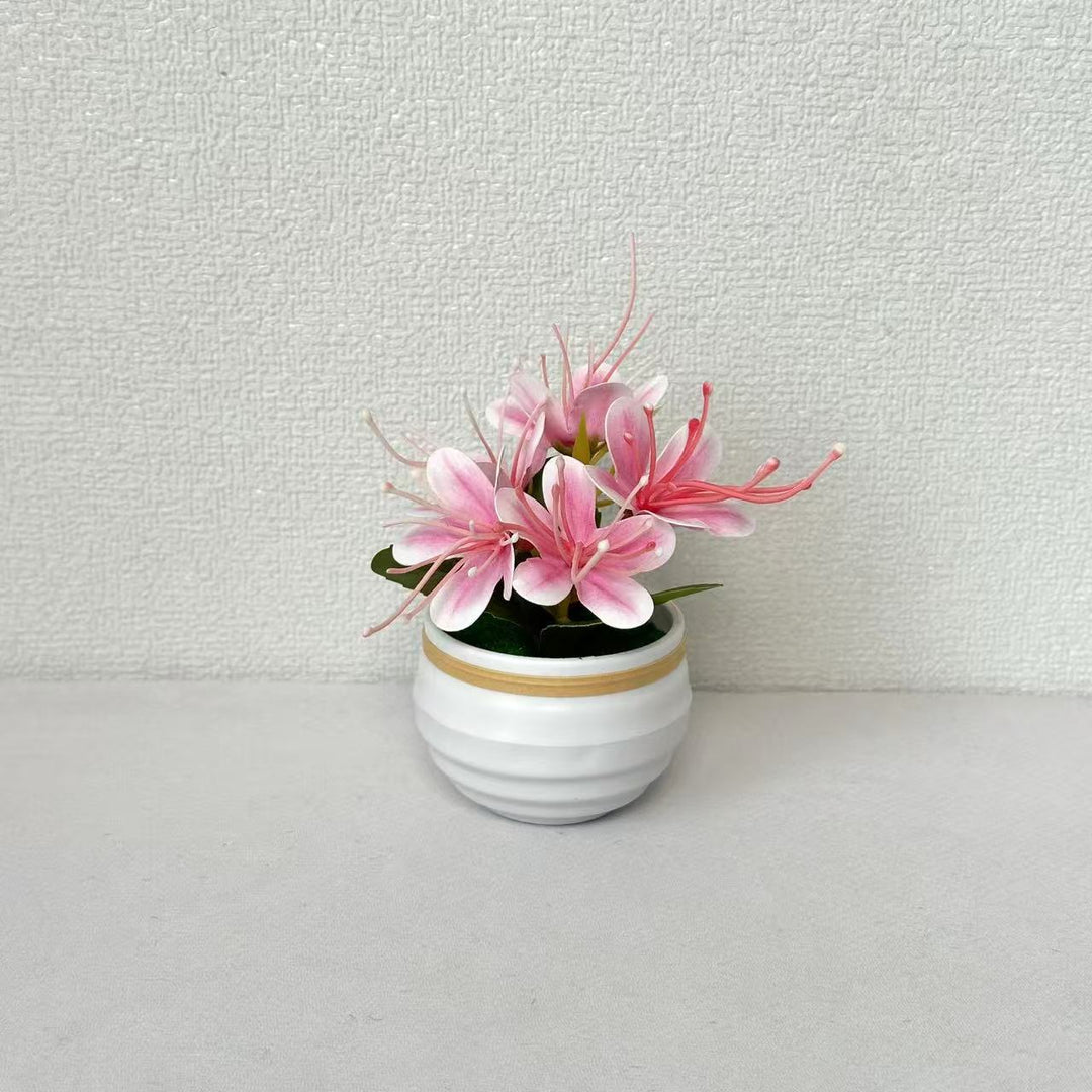 Decorative Potted Floral Arrangement for Home Decor